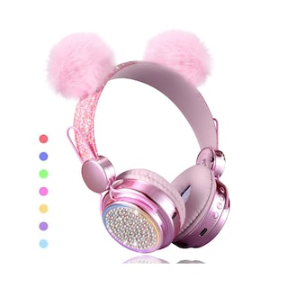 Foto 1 | Auriculares Bluetooth Koraba Inalámbricos con Luz Led Rosa - Venta Internacional