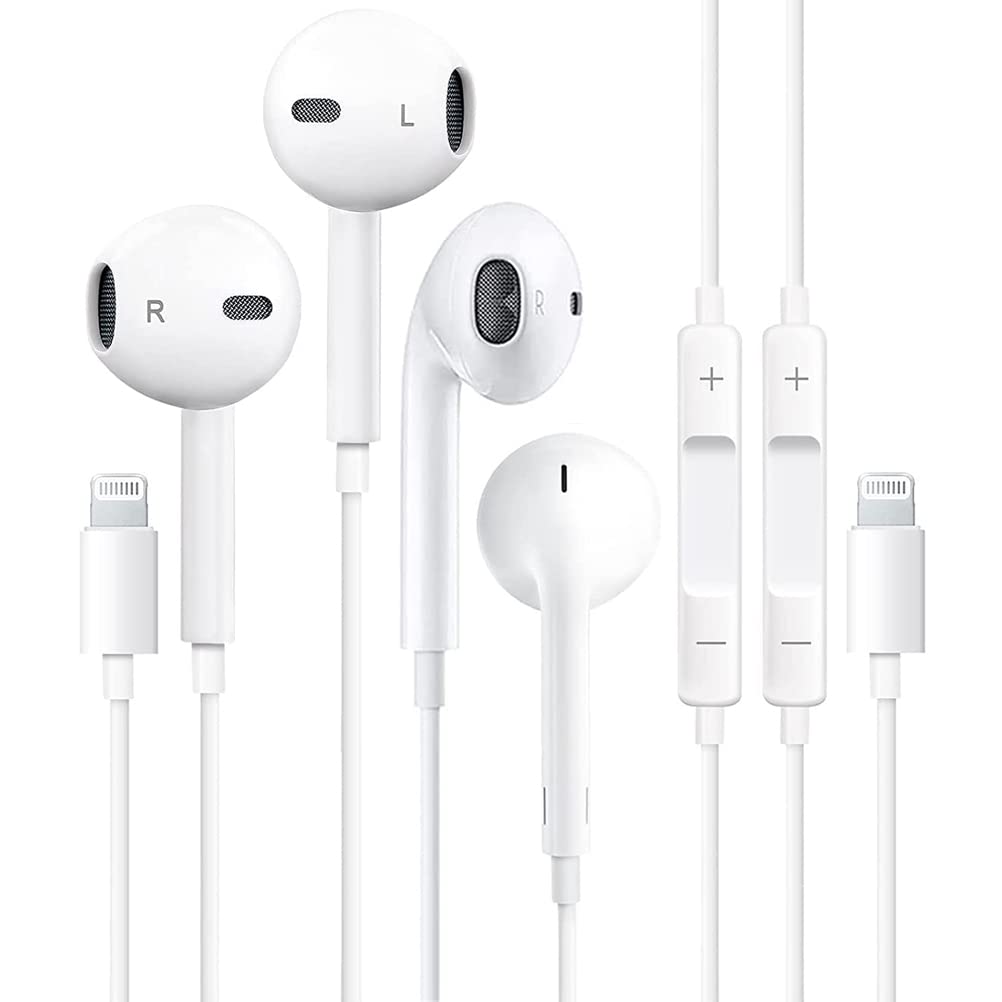 Auriculares Skycable Lightning para iPhone 14 Blancos - Venta Internacional