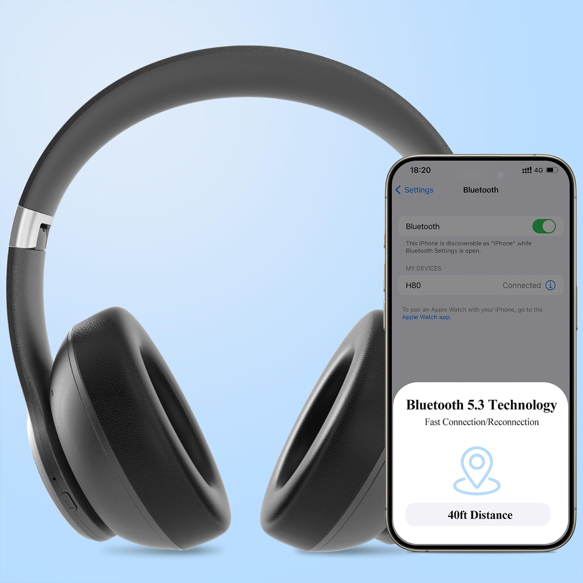 Foto 5 | Auriculares Falebare Hybrid con Cancelación de Ruido de 100 Horas de Reproducción - Venta Internacional