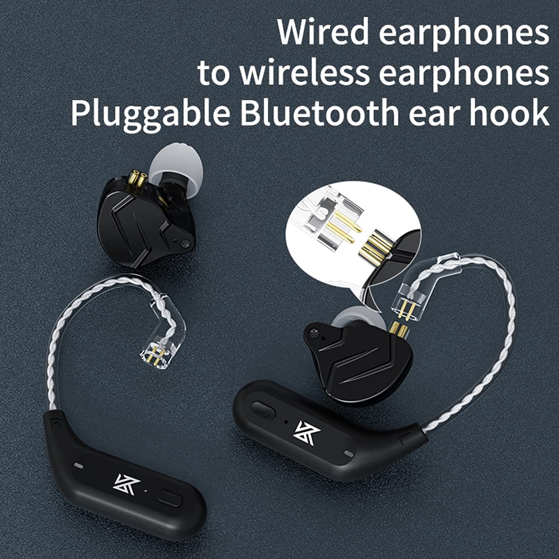 Foto 4 pulgar | Gancho de Oído Inalámbrico con Adaptador IEM de Módulo Bluetooth 5.2 CCA KZ AZ - Venta Internacional