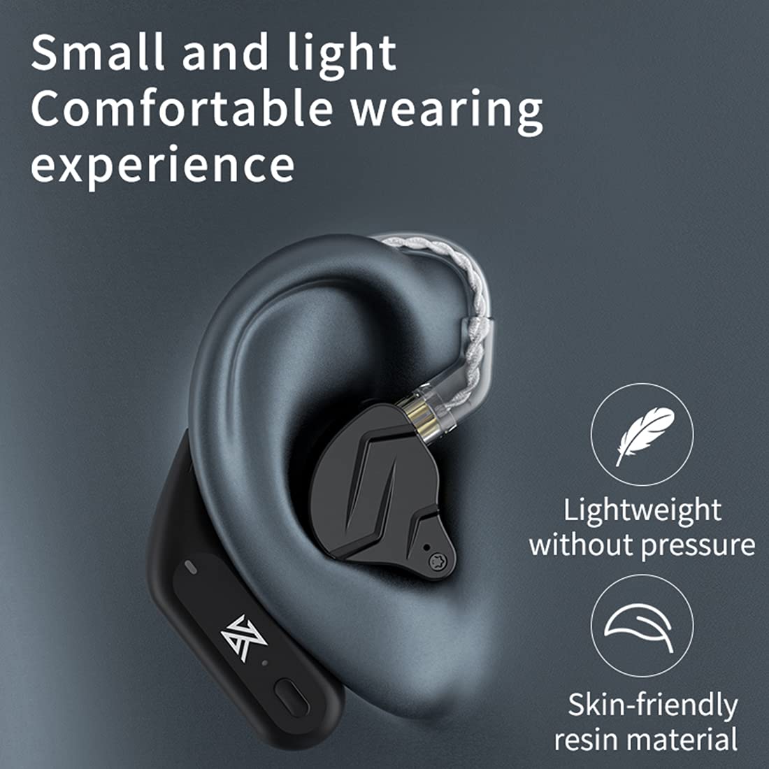 Foto 5 pulgar | Gancho de Oído Inalámbrico con Adaptador IEM de Módulo Bluetooth 5.2 CCA KZ AZ - Venta Internacional