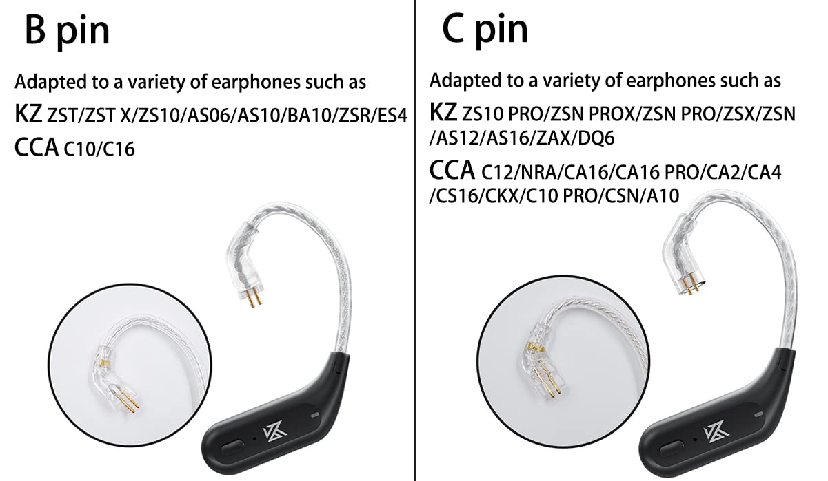 Foto 8 pulgar | Gancho de Oído Inalámbrico con Adaptador IEM de Módulo Bluetooth 5.2 CCA KZ AZ - Venta Internacional