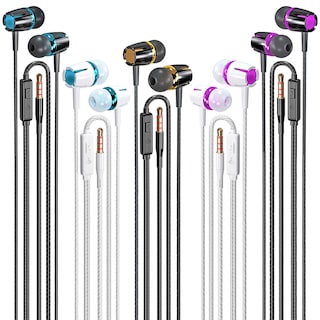 Foto 1 | Paquete de 5 Auriculares Rayleigh Wired con Micrófono y Diseño Ergonómico