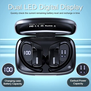 Foto 2 | Auriculares Inalámbricos Caymuller Bluetooth 5.1 48h Playtime Waterp - Venta Internacional