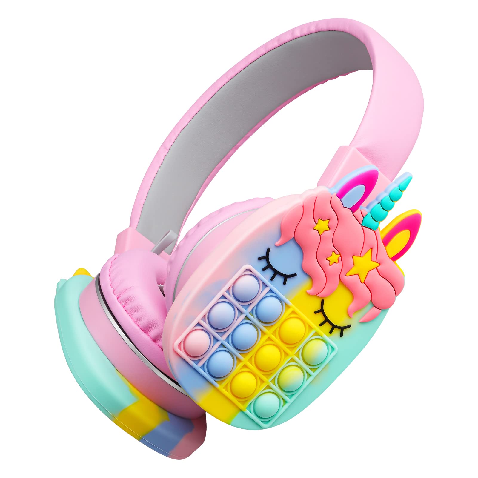 Auriculares Bluetooth Wesadn Ah-806 Rosa para Niños/Adultos - Venta Internacional