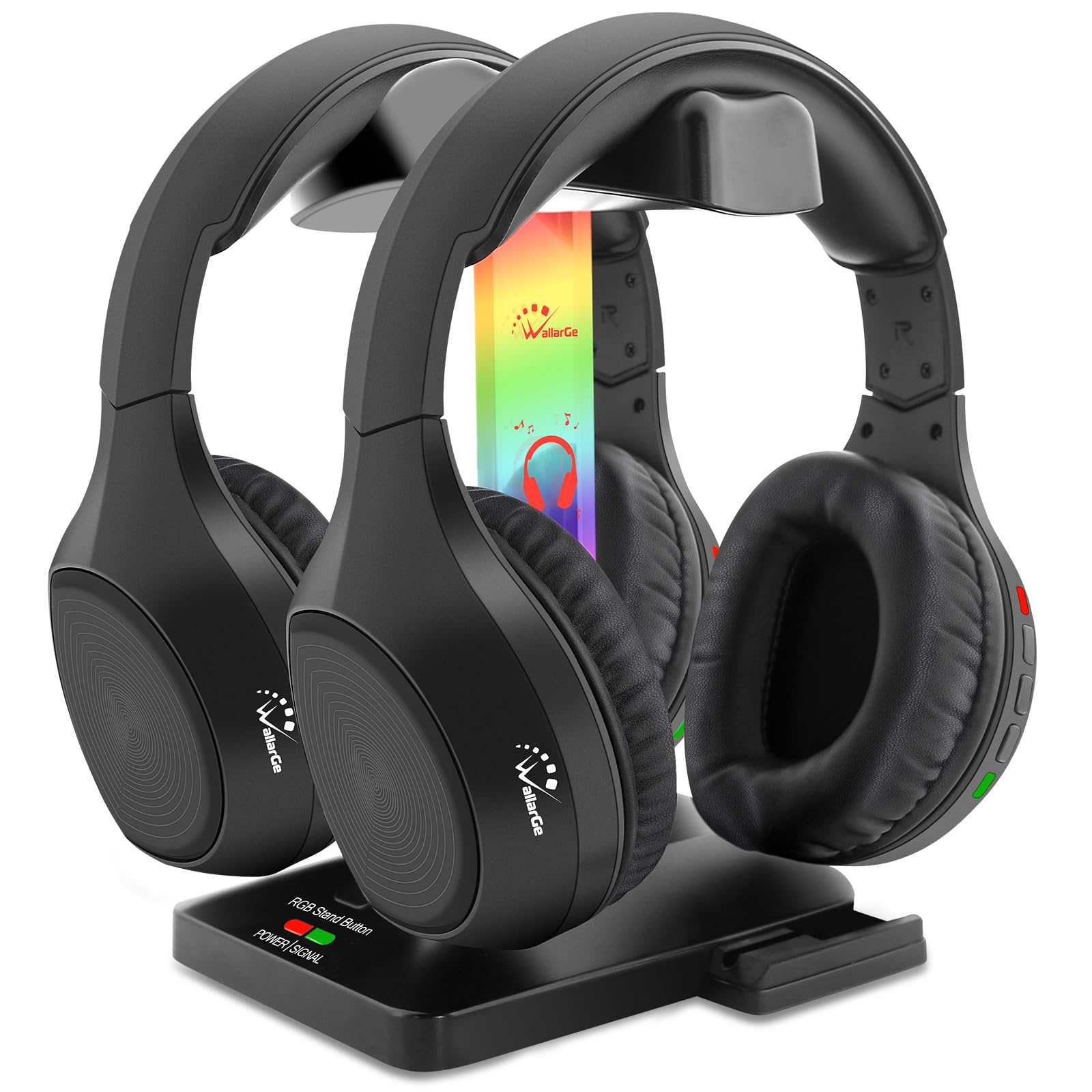 Auriculares Inalámbricos Wallarge Dual para Tv con Transmisor 5.8g - Venta Internacional