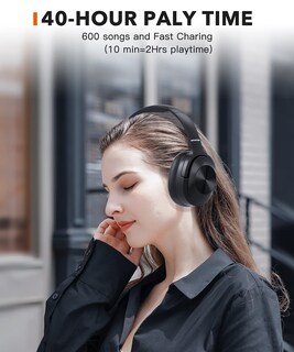 Foto 3 | Auriculares Infurture Q1 con Cancelación Activa de Ruido Bluetooth 4.0 - Venta Internacional