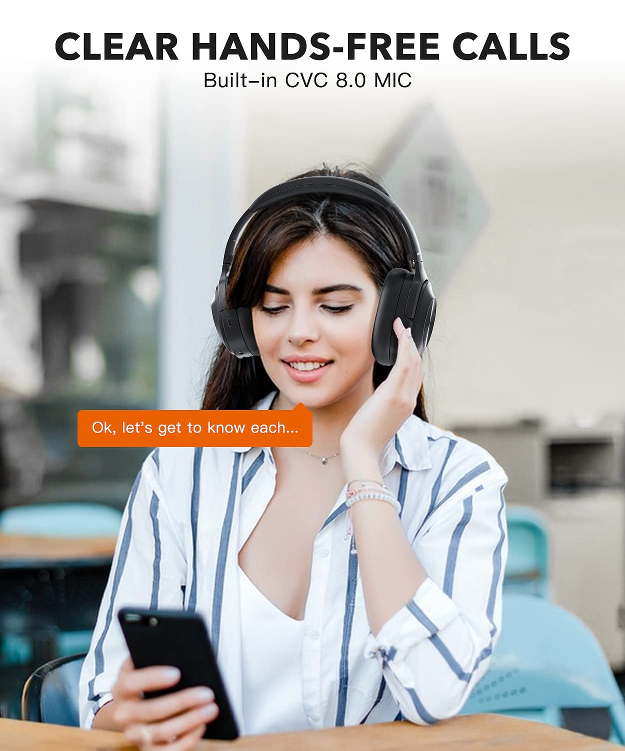 Foto 6 | Auriculares Infurture Q1 con Cancelación Activa de Ruido Bluetooth 4.0 - Venta Internacional