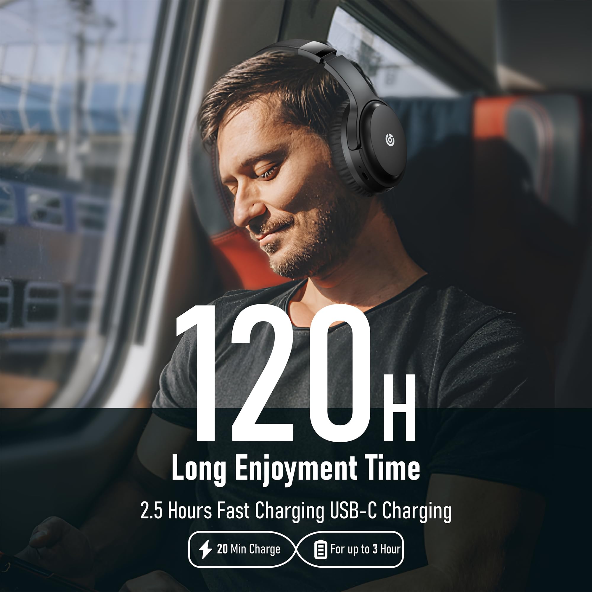 Foto 3 pulgar | Auriculares Bluetooth Falebare Over Ear 120h Playtime - Venta Internacional