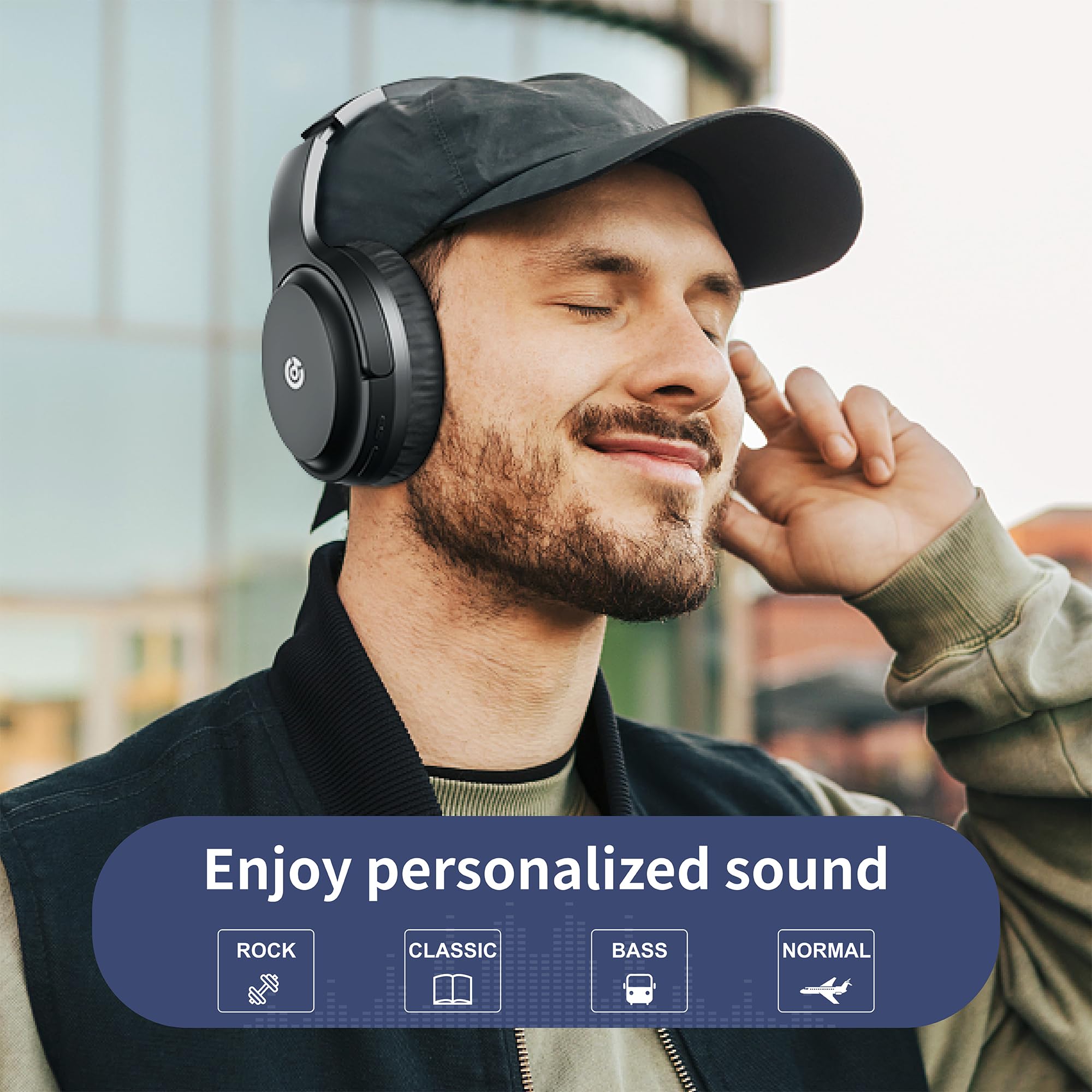 Foto 8 pulgar | Auriculares Bluetooth Falebare Over Ear 120h Playtime - Venta Internacional