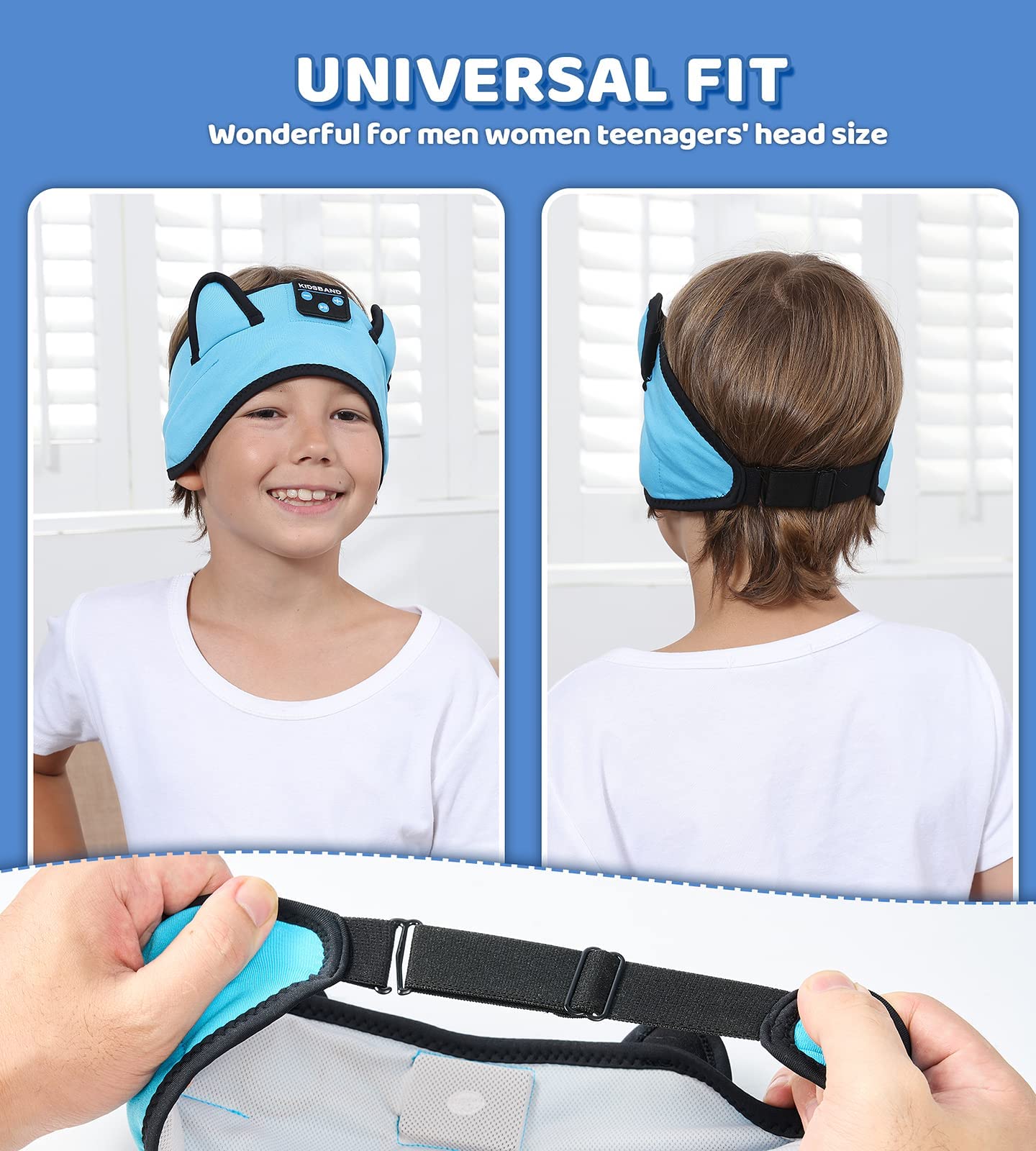 Foto 7 | Auriculares Kidsband Para Niños Con Diadema Bluetooth Ajustable - Venta Internacional.