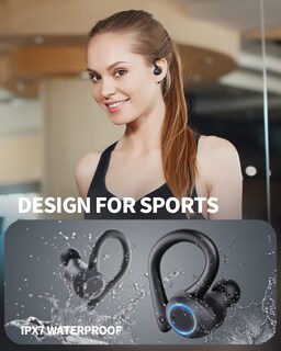 Foto 6 | Auriculares Inalámbricos Euqq Bluetooth 5.3 50 Horas Playtime Sports Ip - Venta Internacional