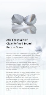 Foto 4 | Auriculares con Cable Moondrop Aria Snow Edition - Venta Internacional