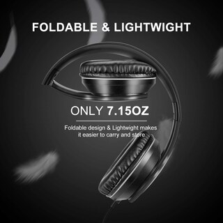 Foto 3 | Auriculares Lorelei X6 con Micrófono Plegables Negros - Venta Internacional
