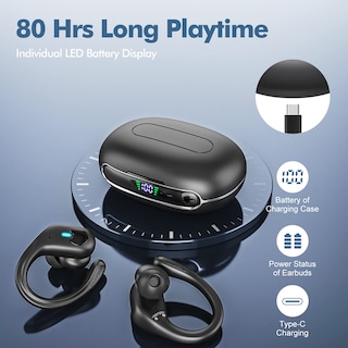 Foto 5 | Auriculares Inalámbricos Sajawass Bx30 Bluetooth 5.3 80 Horas Ipx7 - Venta Internacional