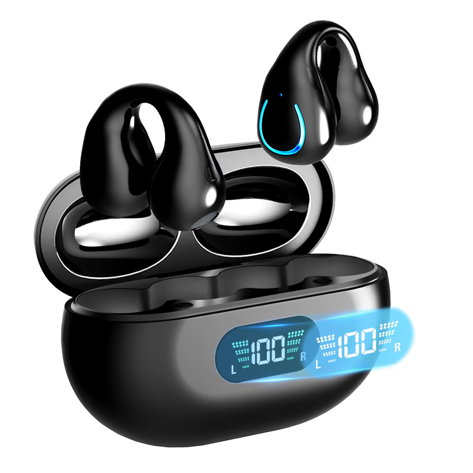 Foto 2 pulgar | Auriculares con Clip Abierto Euqq Inalámbricos Bluetooth 5.3 con Micrófono - Venta Internacional