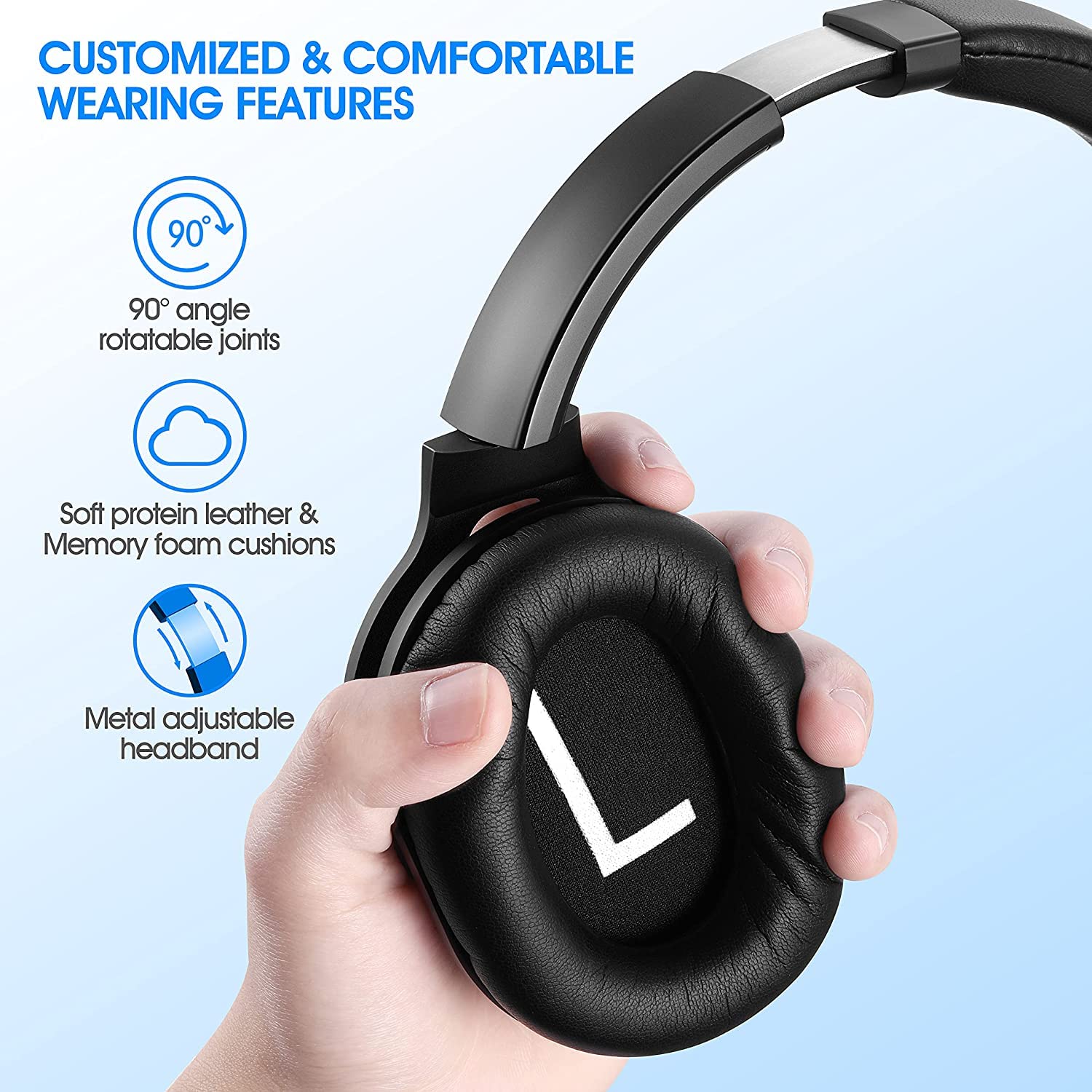 Foto 4 pulgar | Audífonos Inalámbricos Zihnic Negros con Bluetooth-Venta Internacional