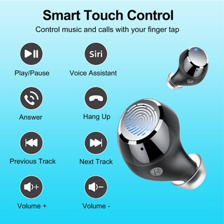 Foto 5 | Auriculares Inalámbricos Bluetooth Wekily Q26 108h Playtime con Funda - Venta Internacional