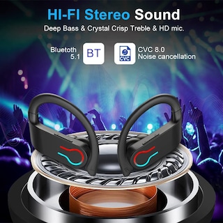 Foto 2 | Auricular Inalámbrico Donerton Bluetooth 5.3 con Funda de Carga Ip7 - Venta Internacional