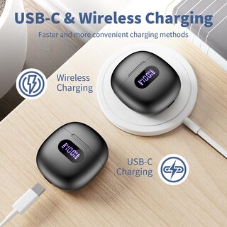 Foto 4 | Auriculares Inalámbricos Jarwaro Bluetooth 5.3 48h Playtime Ipx7 Water - Venta Internacional