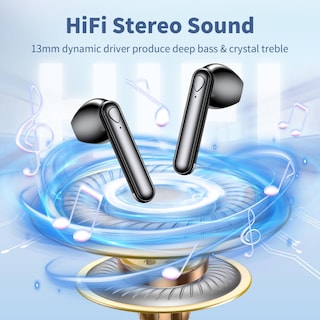 Foto 5 | Auriculares Inalámbricos Jarwaro Bluetooth 5.3 48h Playtime Ipx7 Water - Venta Internacional
