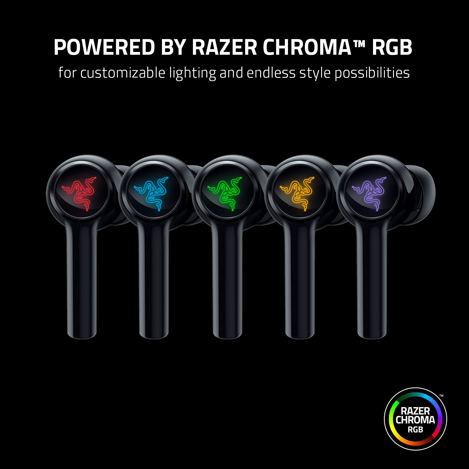 Foto 2 | Auriculares Bluetooth para Juegos Razer Hammerhead True Wireless - Venta Internacional
