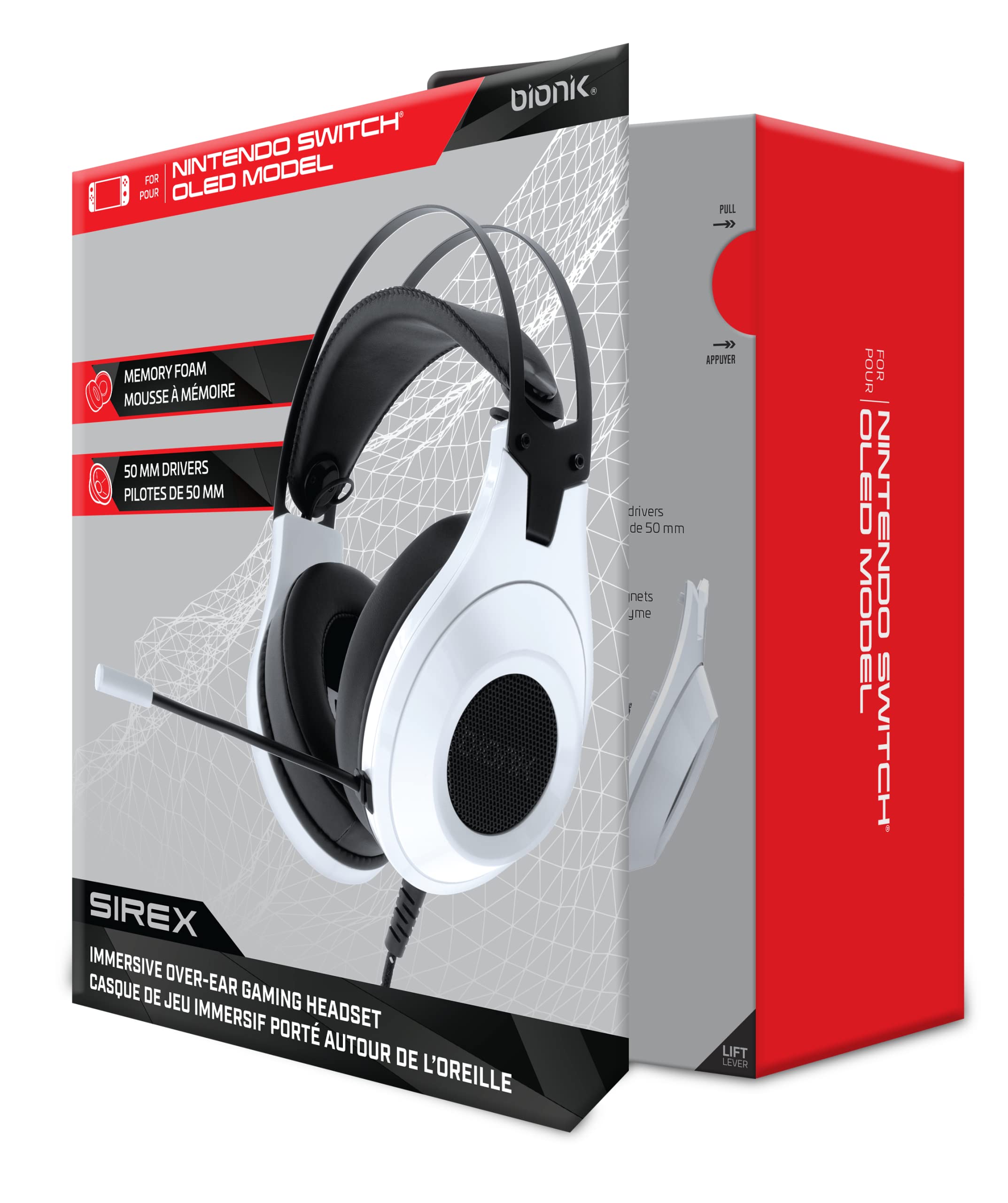Foto 6 pulgar | Auriculares para Videojuegos Bionik Sirex con Micrófono para Nintendo Switch Oled - Venta Internacional
