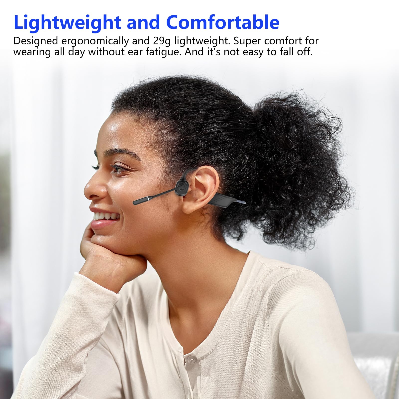 Foto 6 pulgar | Auriculares de Conducción Ósea Earteana con Micrófono Bluetooth 5.3 - Venta Internacional