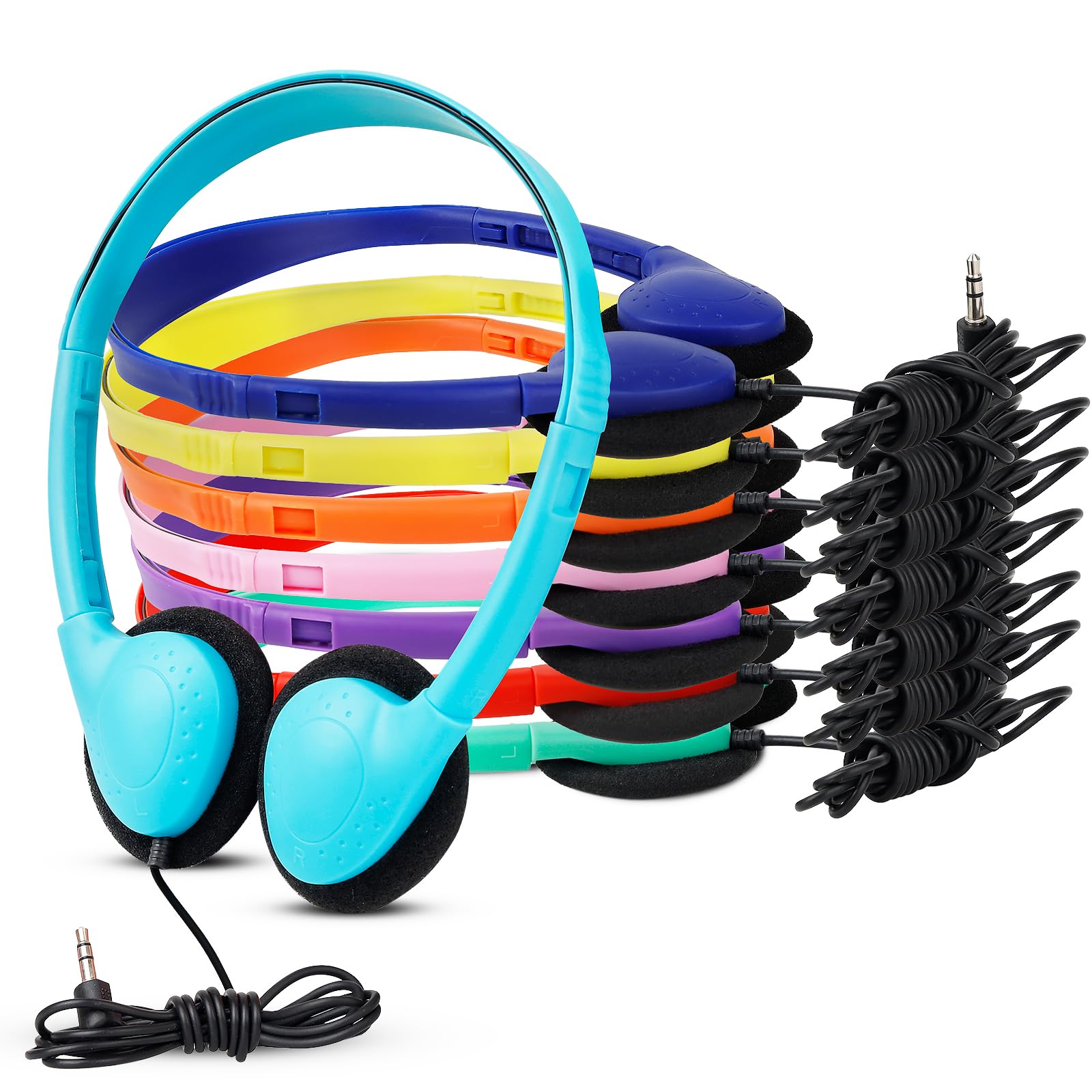 Foto 3 pulgar | Auriculares YFSFQS Kids Bulk Paquete de 16 para Aula y Escuela - Venta Internacional