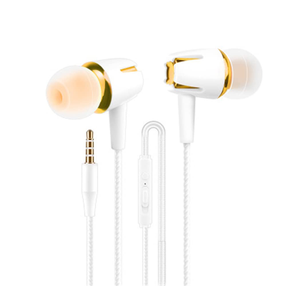 Foto 2 pulgar | Auriculares Con Cable Universales De 3,5 Mm Con Micrófono E18 Gold - Venta Internacional.