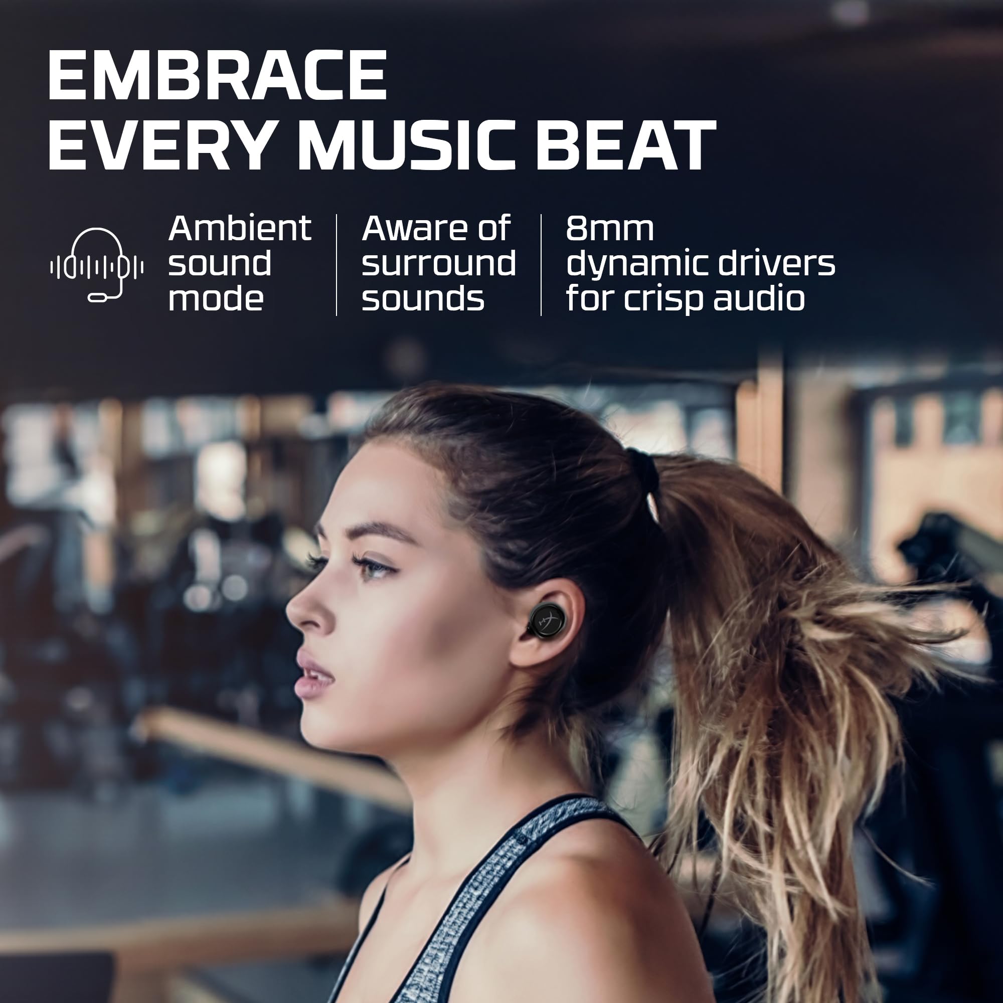 Foto 4 | Audífonos True Wireless Negros con Bluetooth-Venta Internacional