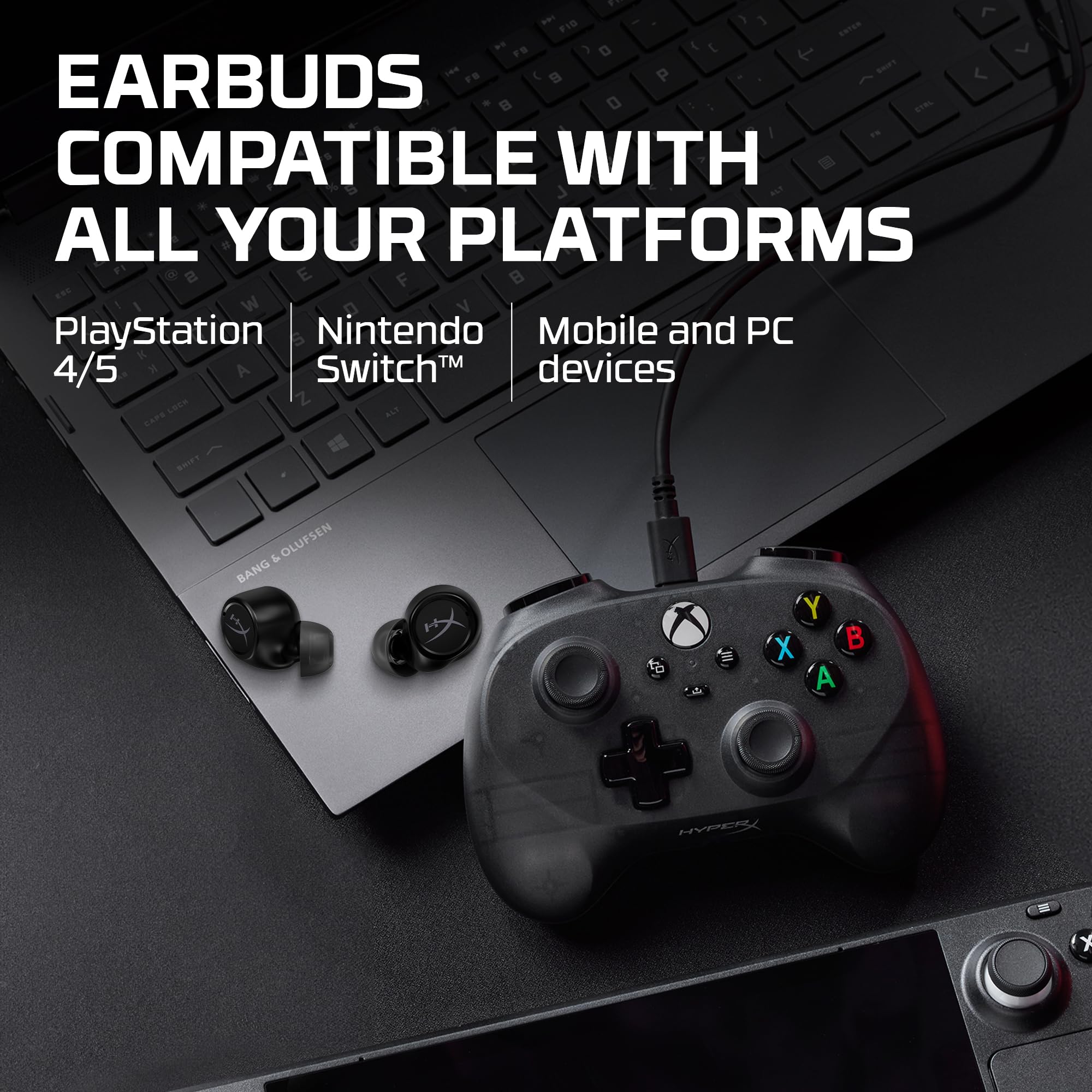 Foto 7 | Audífonos True Wireless Negros con Bluetooth-Venta Internacional