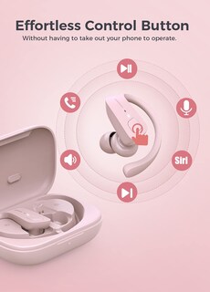Foto 6 | Audífonos True Wireless Rosas con Bluetooth-Venta Internacional