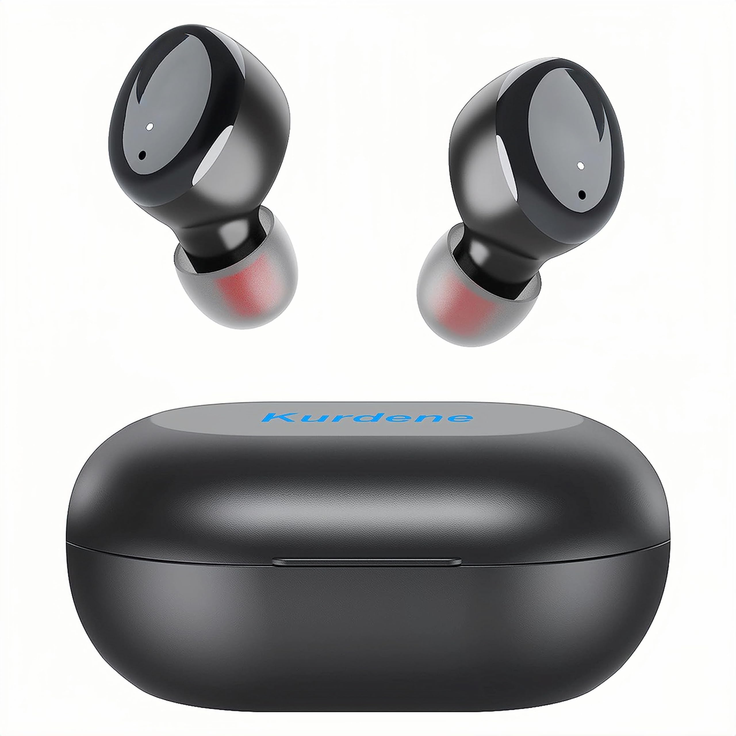 Audífonos True Wireless Kurdene S8 Negros con Bluetooth-Venta Internacional