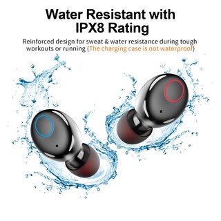 Foto 4 | Audífonos True Wireless Kurdene S8 Negros con Bluetooth-Venta Internacional