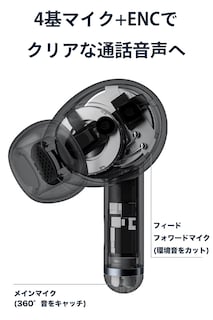 Foto 6 | Audífonos True Wireless Qcy Ht03 Negros con Bluetooth-Venta Internacional