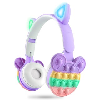 Foto 1 | Auriculares Bluetooth Wesadn B30 Morados para Niños - Venta Internacional