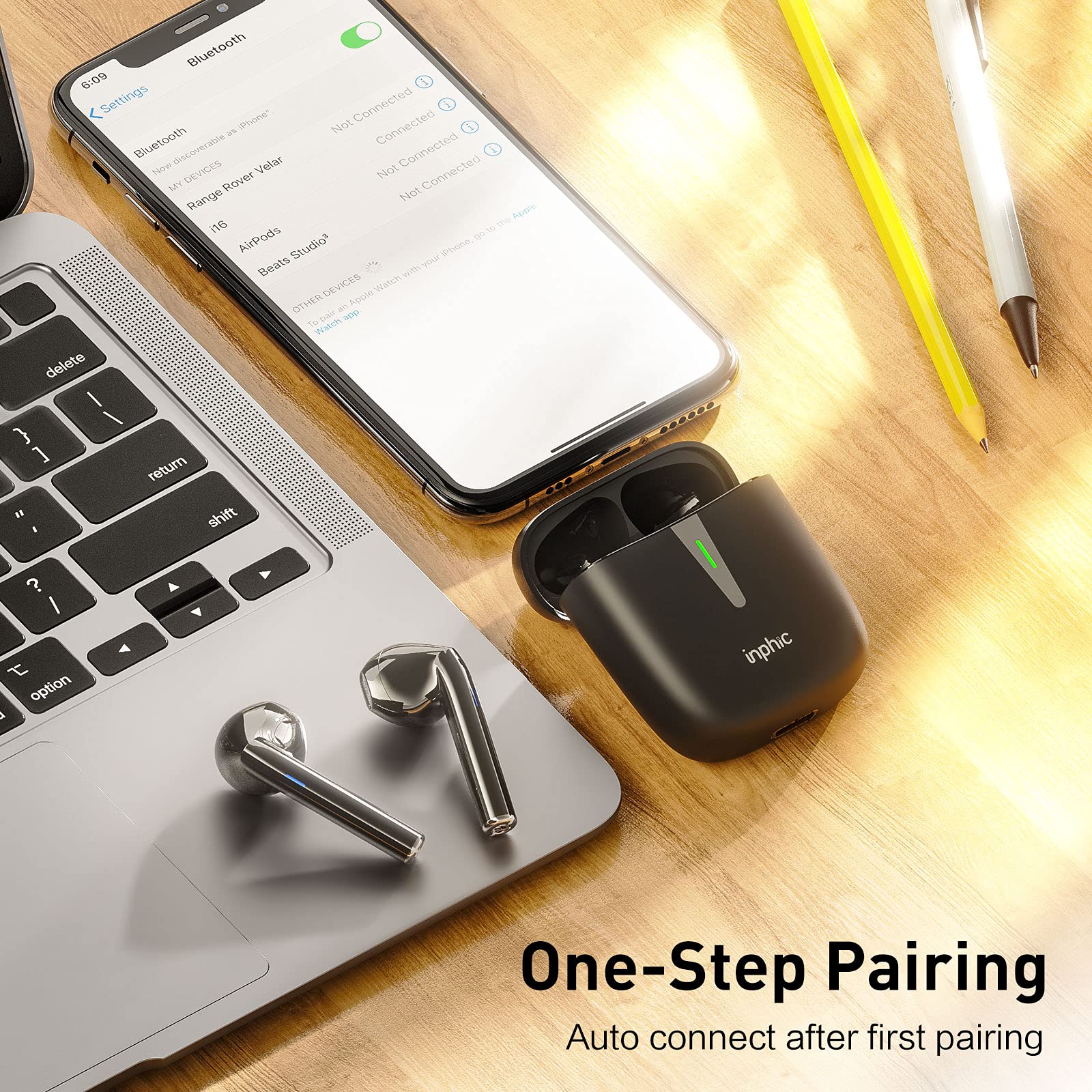 Foto 5 pulgar | Auriculares Inalámbricos Inphic I16 Bluetooth 5.1 con Micrófono Ipx7 - Venta Internacional