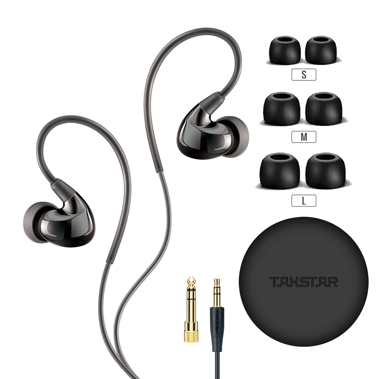 Foto 2 pulgar | Auriculares Takstar TS-2260 con Cable y Graves Profundos Negro - Venta Internacional