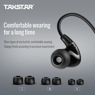 Foto 5 | Auriculares Takstar TS-2260 con Cable y Graves Profundos Negro - Venta Internacional