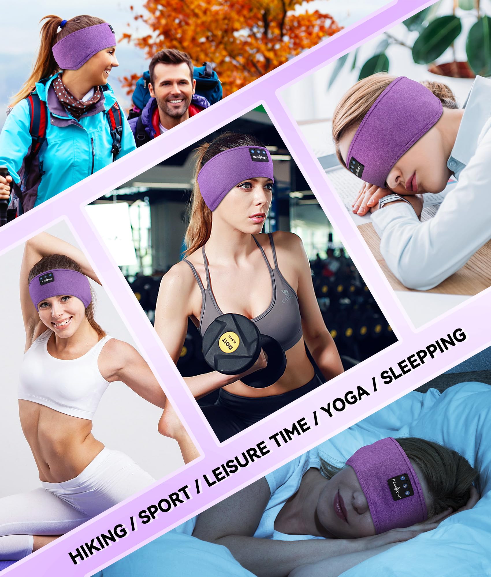 Foto 7 pulgar | Auriculares para Dormir Musicozy con Diadema Bluetooth 5.2 - Venta Internacional