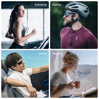 Foto 4 | Auriculares Inalámbricos Moing Negros Air Conduction - Venta Internacional