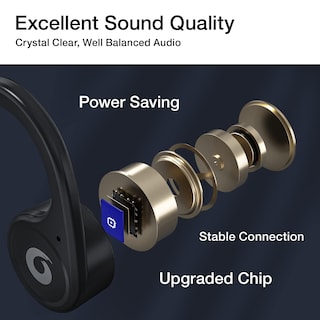 Foto 3 | Audífonos de Conducción Ósea Earteana Open-Ear Bluetooth Negros - Venta Internacional