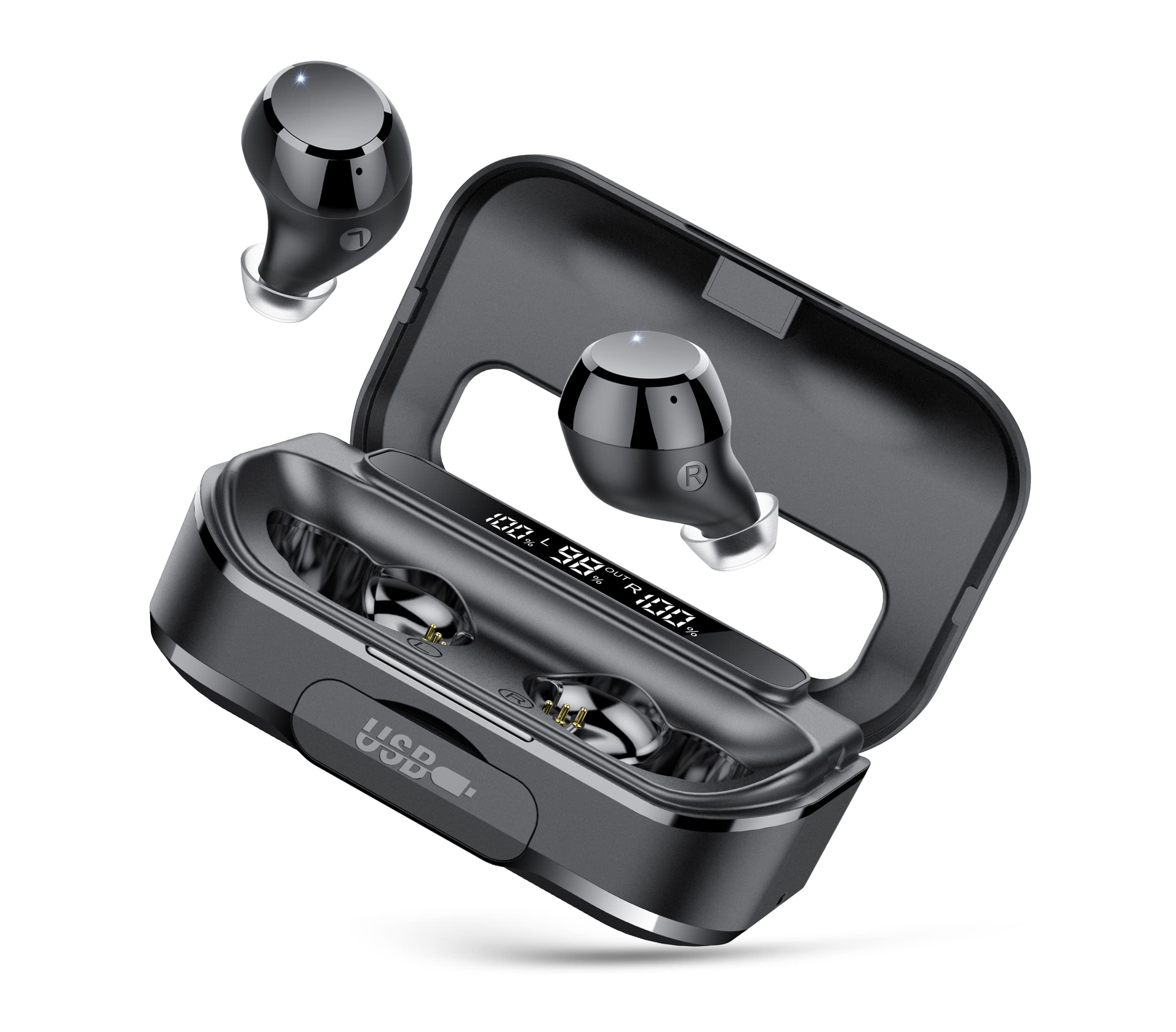 Foto 2 pulgar | Auriculares Inalámbricos Lekaby Bluetooth 5.1 100h Playtime Ipx7 - Venta Internacional