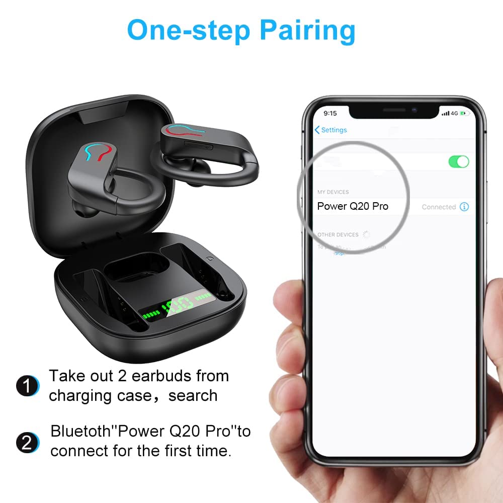 Foto 5 pulgar | Auriculares Inalámbricos Donerton Bluetooth 5.3 Sport - Venta Internacional