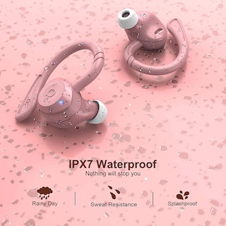 Foto 2 | Auriculares Inalámbricos Comiso E6 Bluetooth 5.1 Rosa - Venta Internacional