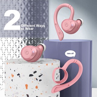 Foto 3 | Auriculares Inalámbricos Comiso E6 Bluetooth 5.1 Rosa - Venta Internacional
