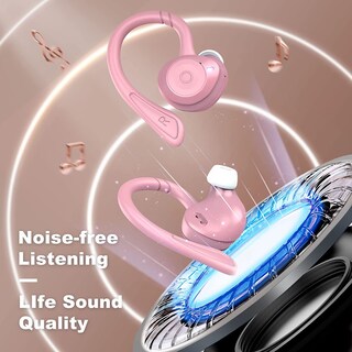 Foto 4 | Auriculares Inalámbricos Comiso E6 Bluetooth 5.1 Rosa - Venta Internacional
