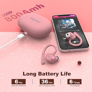Foto 5 | Auriculares Inalámbricos Comiso E6 Bluetooth 5.1 Rosa - Venta Internacional