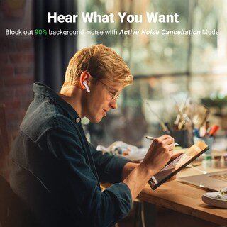 Foto 3 | Auriculares Inalámbricos Ugreen Hitune T3 Blanco - Venta Internacional